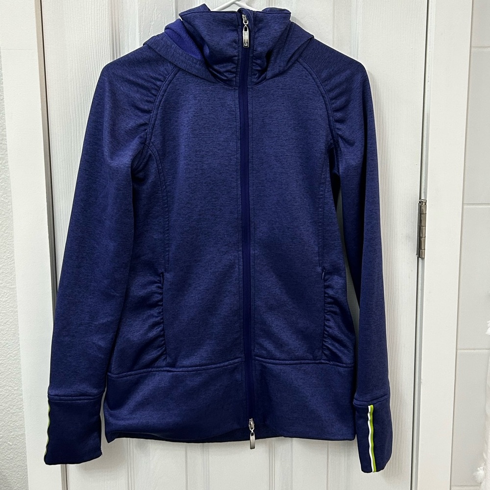 Women’s Full-Zip Purple Jacket with Hood